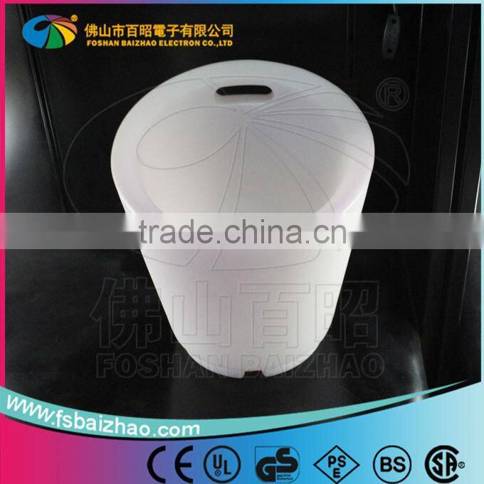 led illuminated ice beer bucket/ ice pail /ice vase for bar furniture