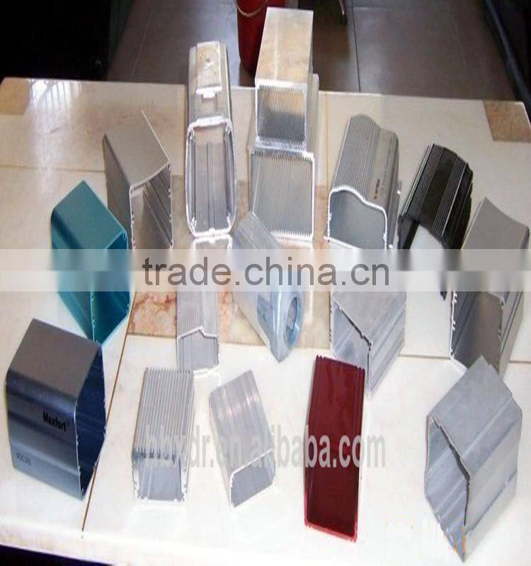 CNC machined color anodized aluminum distribution box