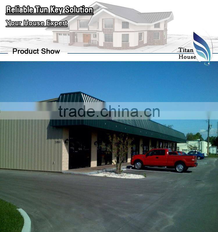Low Cost Self Build Light Steel Prefabricated Shop House for Sell