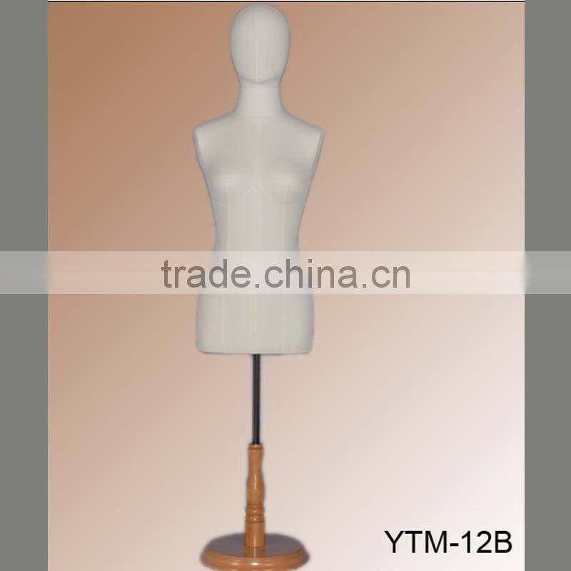 Fashion wedding dress tailoring mannequin fabric covered mannequins