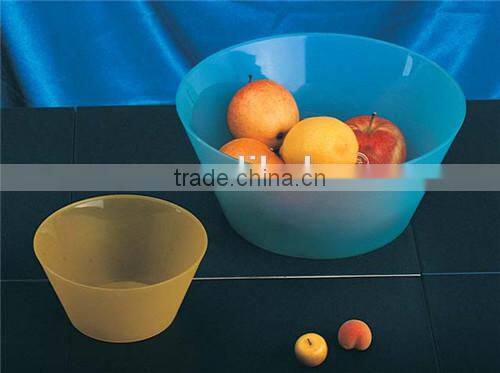 middle size frosted bowl/plastic plate