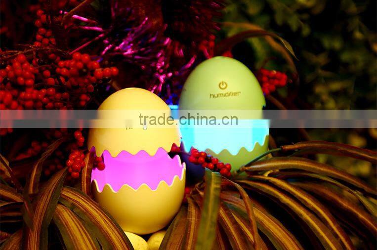 Mini Egg Shape Humidifier With USB Charge, Air Fresh Purifier Control by Tourch Switch For Office