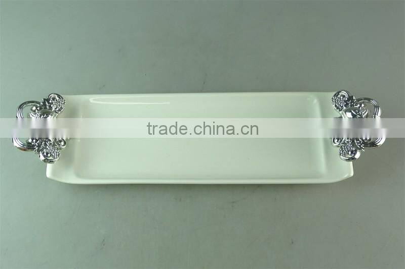 Low Price High Quality White Ceramic Dinner Plate For Wholesale