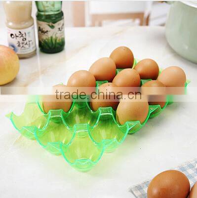 Small order Portable 15 Lattices Plastic Egg Storage Box