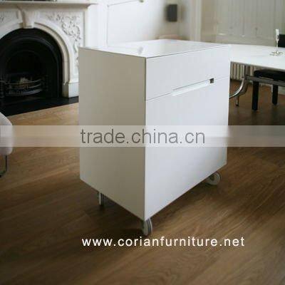 Modern design corianfurniture TV standing cabinet