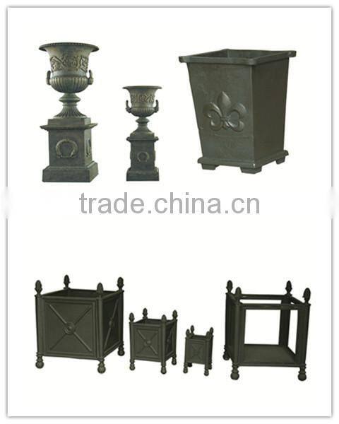 antique decorative garden cast iron urns