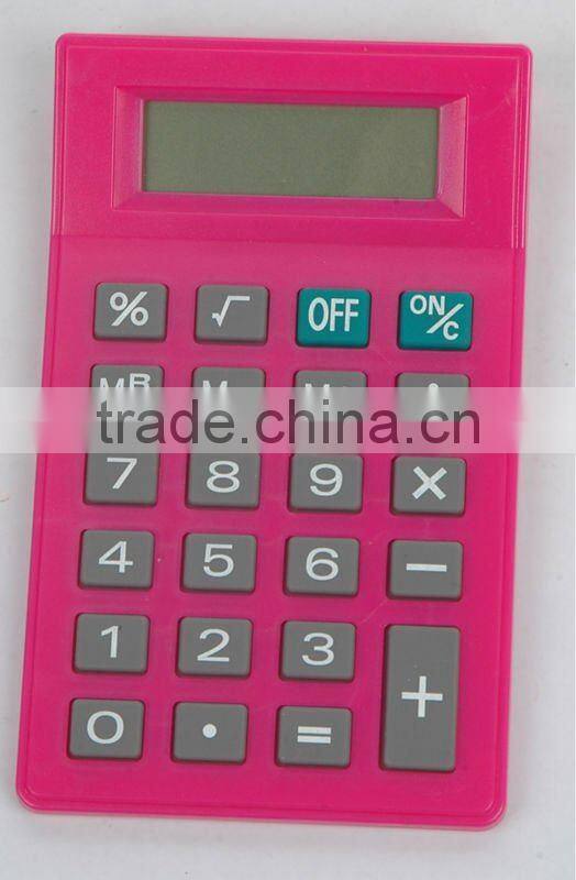 Hot sale different colors plastic desktop electronic calculator