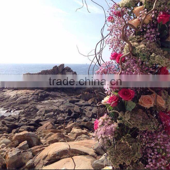 wedding stage flower arch,beautiful flower arch for stage decoration