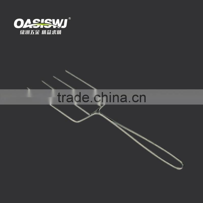 Stainless steel bbq skewer ,bbq fork, grilling fork