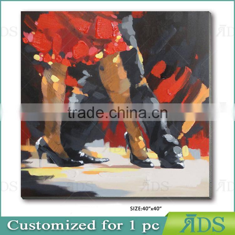 2017 New Design Dance Couple Oil Painting