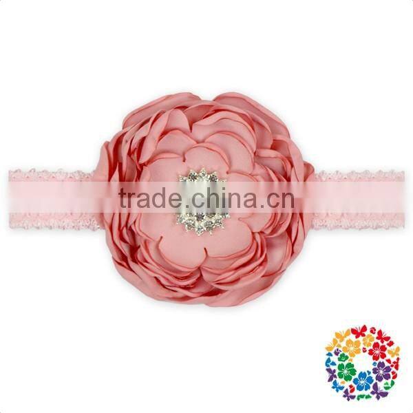 Boutique Newborn Children Many Colors Hair Accessories Fashion Flower Baby Headband Girls