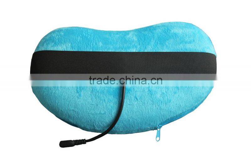 Home car dual Massage Pillow, Lumbar Shiatsu Cushion,Neck head Massager