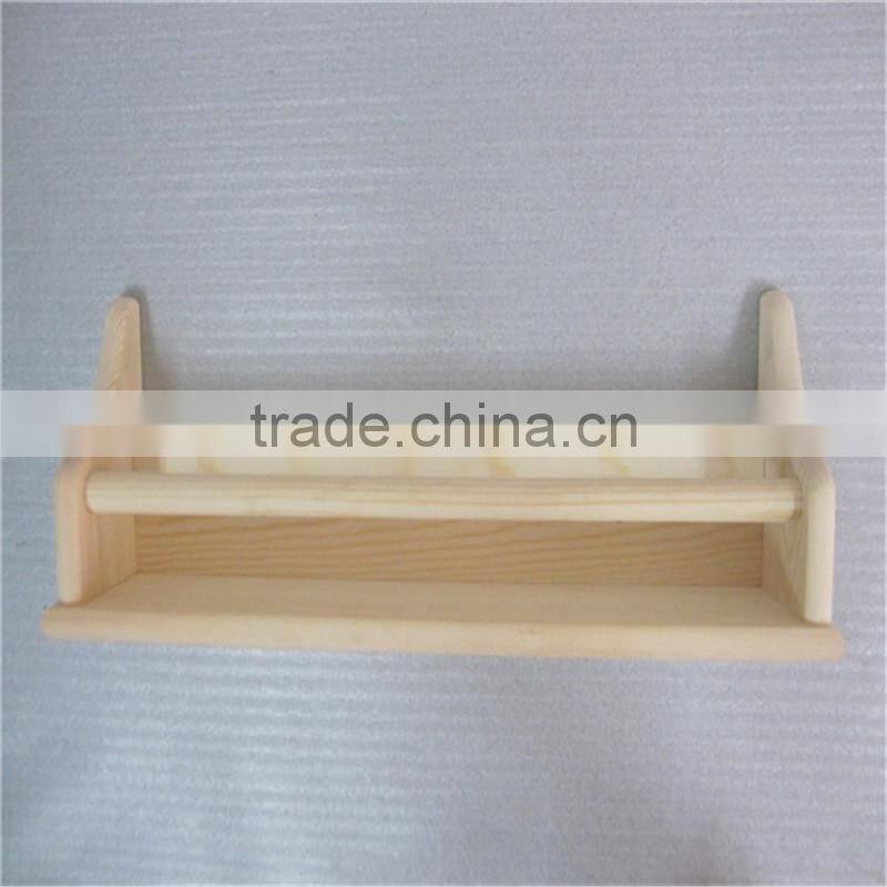 Nature modern furniture wall mounted wooden decorative floating wall shelf