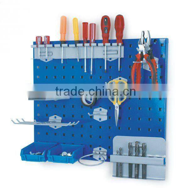 tool board Storage Steel Hanger Garage Organizer Rack,plastic wall mount,12pcs wall mounted tool organizer kit pegboard (302812)