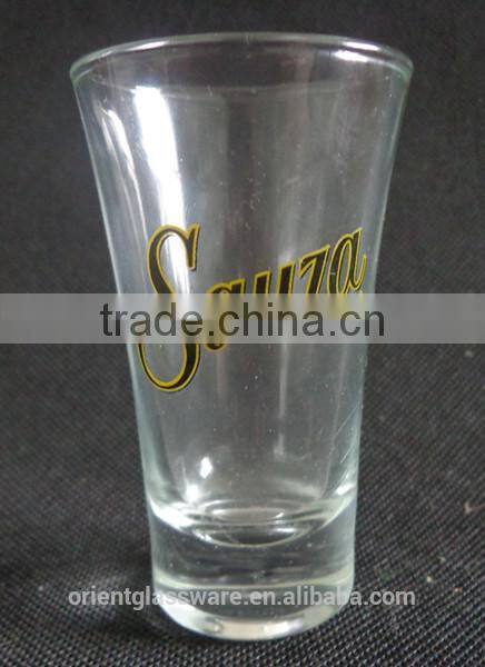 High quality 50ml round shape shot glass cup