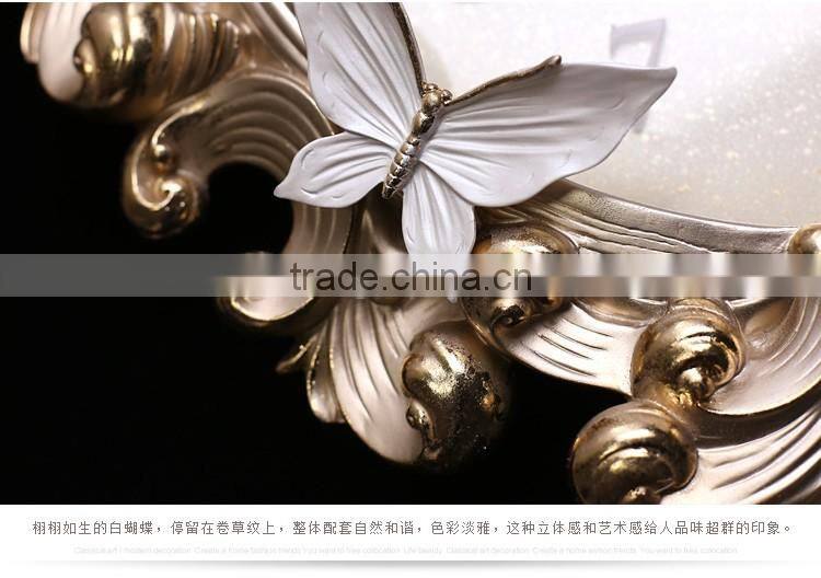 M0019 Momoda Living room Creative fancy elegant 3D flower wall clock Quiet quartz home decoration gold silver art wall clock