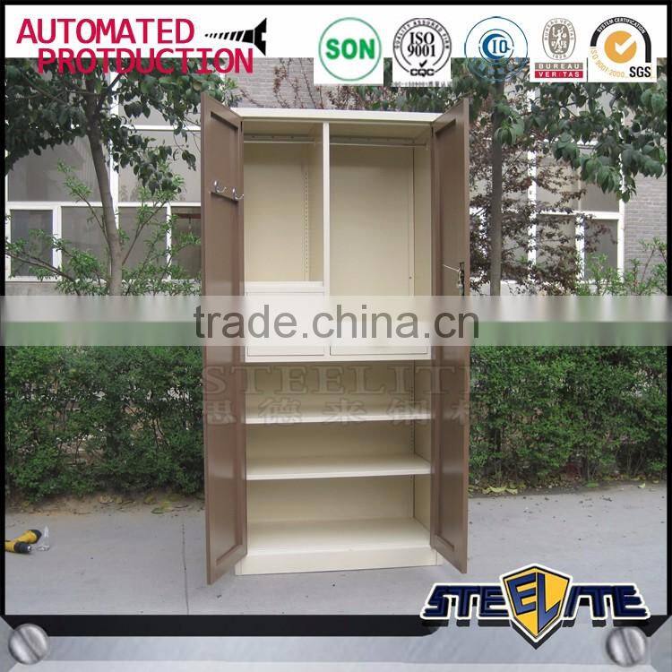 Modern bedroom cupboard style 2 door steel file cupboard