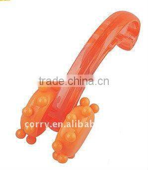 Blue hand to take form Four wheels body massager