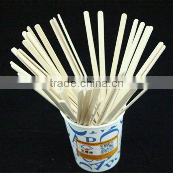 paper wrapped wooden drink stirrer