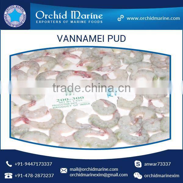 Pure and Fresh Frozen Vannamei PUD Shrimp for Various Food Dishes