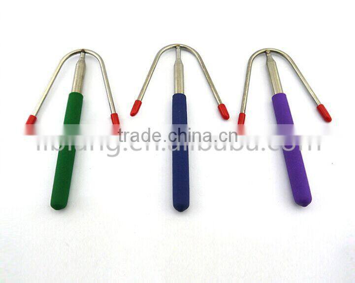 New design telescopic bbq fork with colorful handle