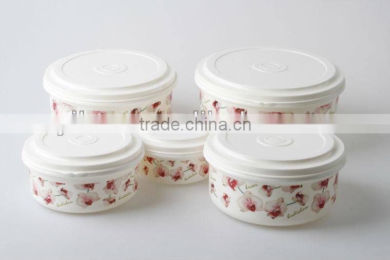 Food Grade 5PC Plastic Airtight Food Container Set