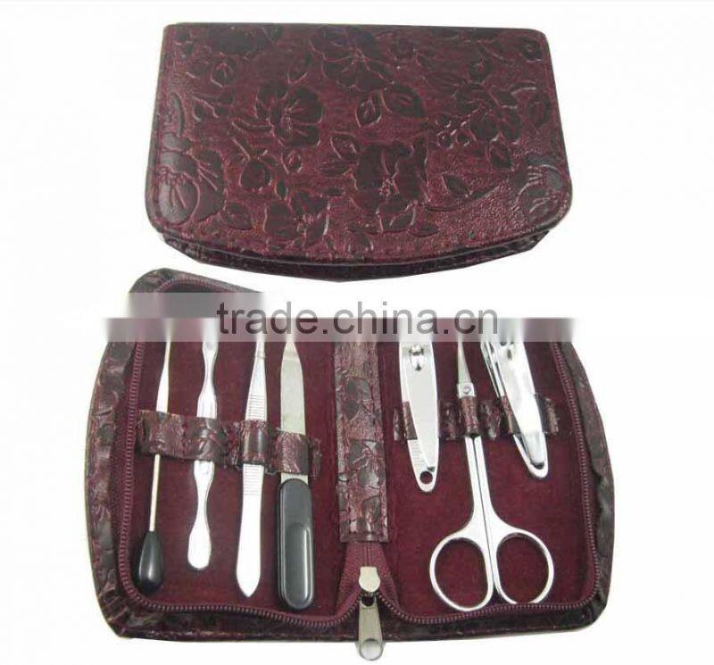 Fashional Leopard Print Pouch Nail Care Kit