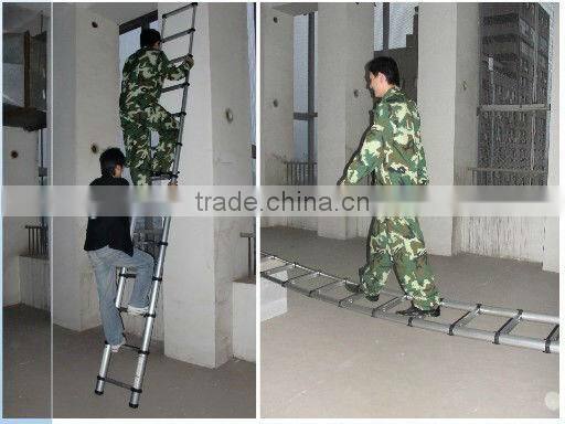 Casing telescopic aluminum ladder