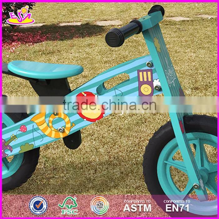 2017 New design original work children wooden balance bikes for boys W16C178