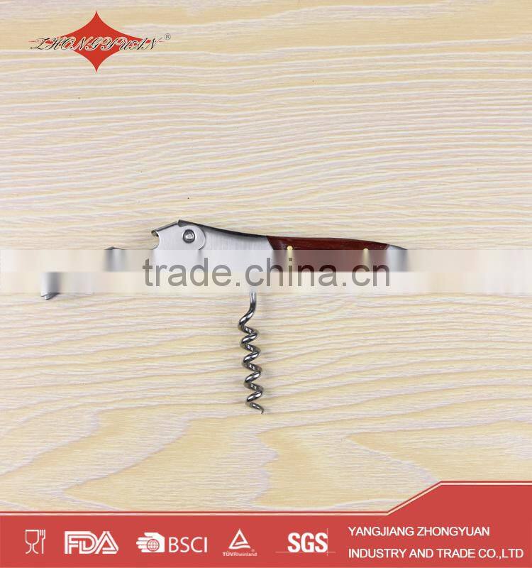 multifunction custom bottle can opener wine corkscrew