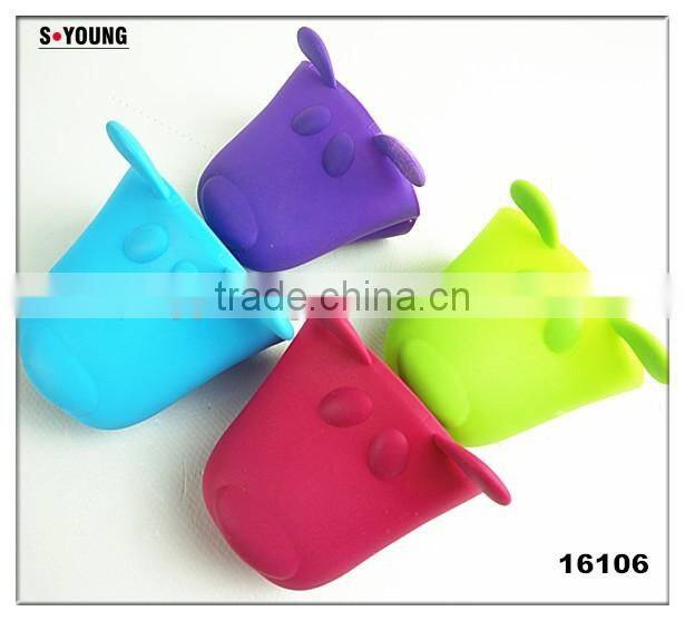 10106 dog head shape Silicone Heat Resistant Grilling BBQ Gloves for Cooking, Baking
