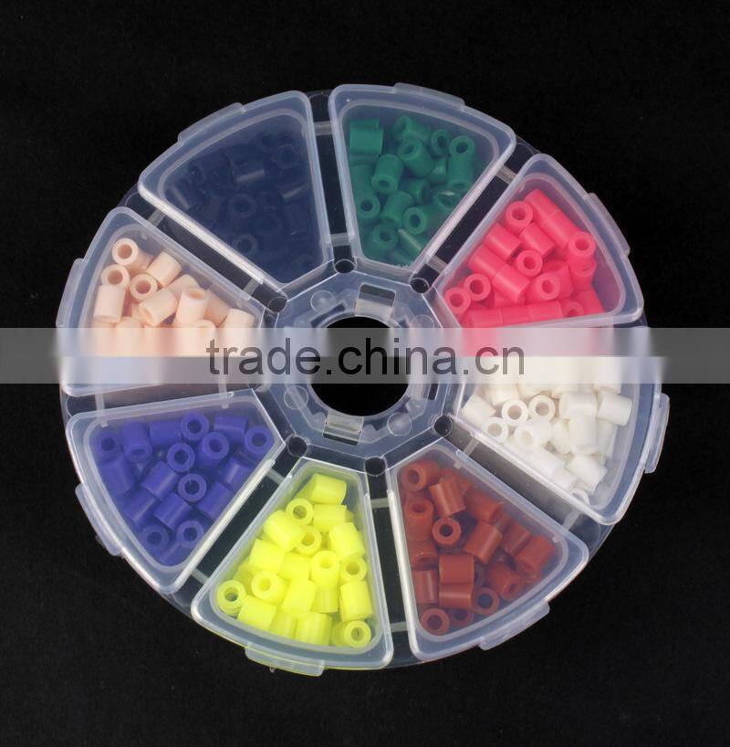 2016 Hot Selling 5mm DIY Eco-friendly Cartoon Perler Beads Educational Hama Perler Beads Wholesale