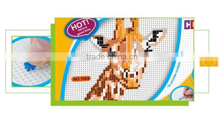 New creative educational DIY handmade mosaic puzzles for children