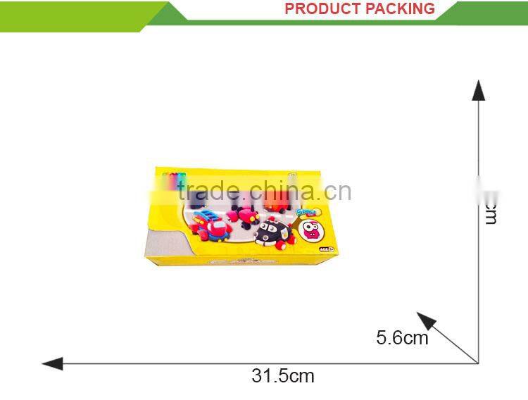 DIY colorful dough clay and clay molds for kids