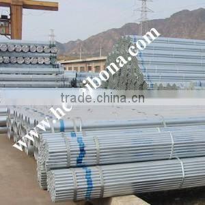 Hot dipped galvanized carbon steel welded pipes