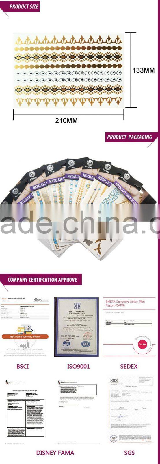 flash tatoo body art temporary waterproof bride tribe tattoo sticker