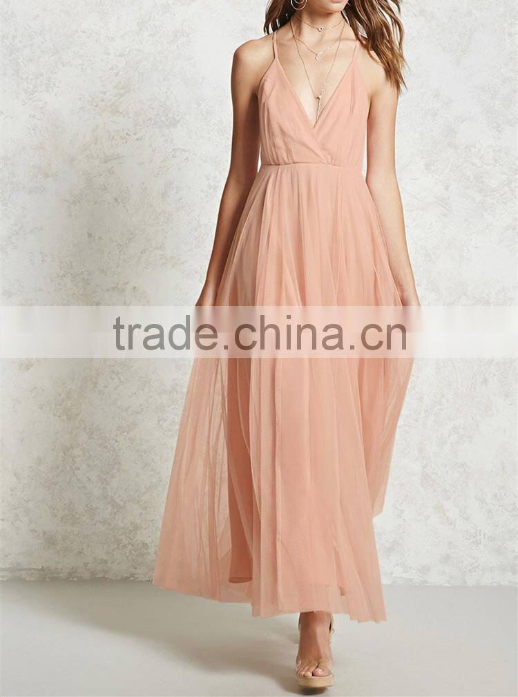 china clothing oem women clothing sexy Gown maxi style dress party fashion Tulle designs evening dress