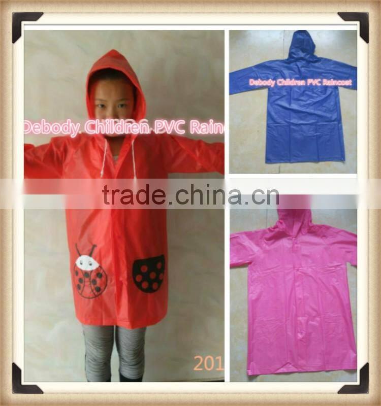 Kids 100% PVC Waterproof Raincoat Fabric