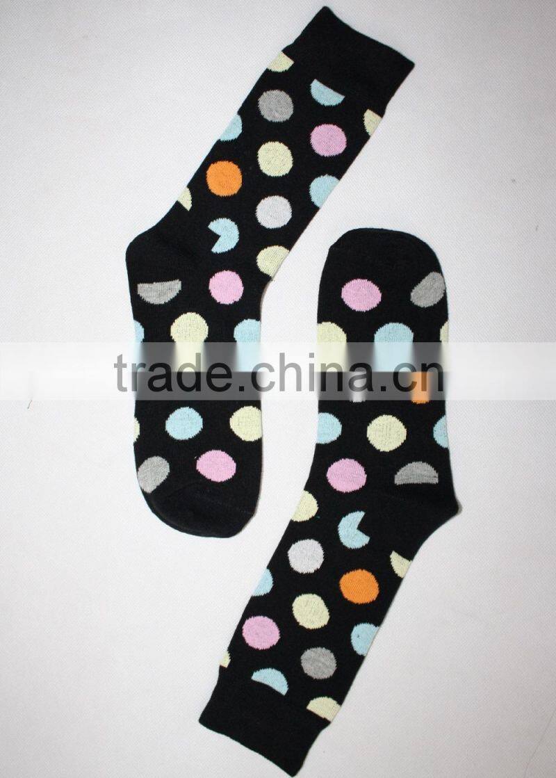 Men polka dots style socks