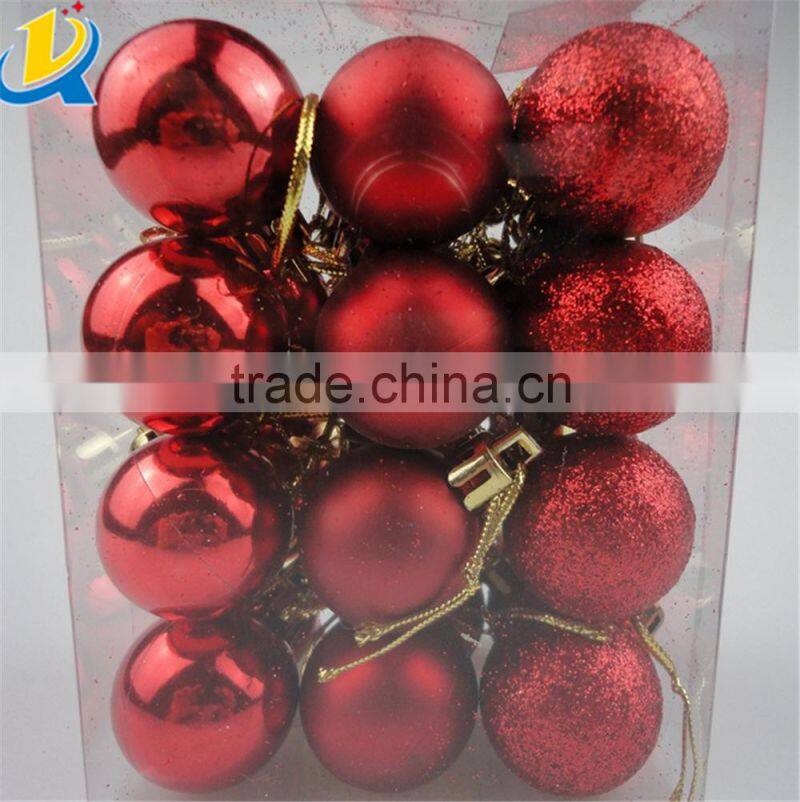household party decoration white plastic christmas ornaments balls