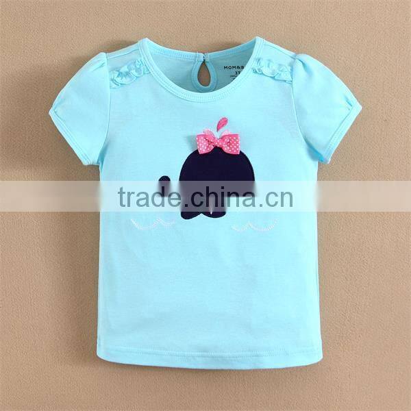 Fashion 2015 Newest Summer Woven Design Cotton Baby Top for Girls from 12Months to 6 Years