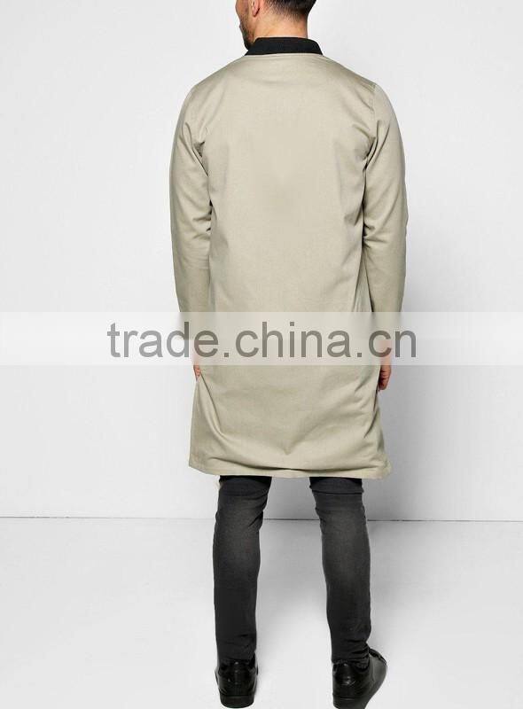 Custom long sleeves mens Zipper-up winter thick jersey jackets