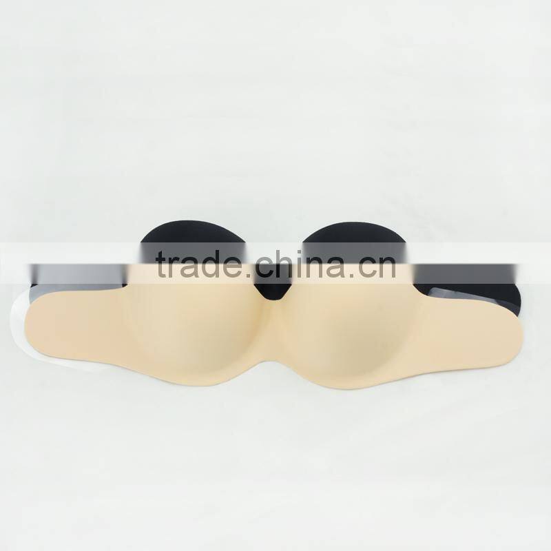 wholesale strapless 3/4 thin cup underwired push up invisible bra