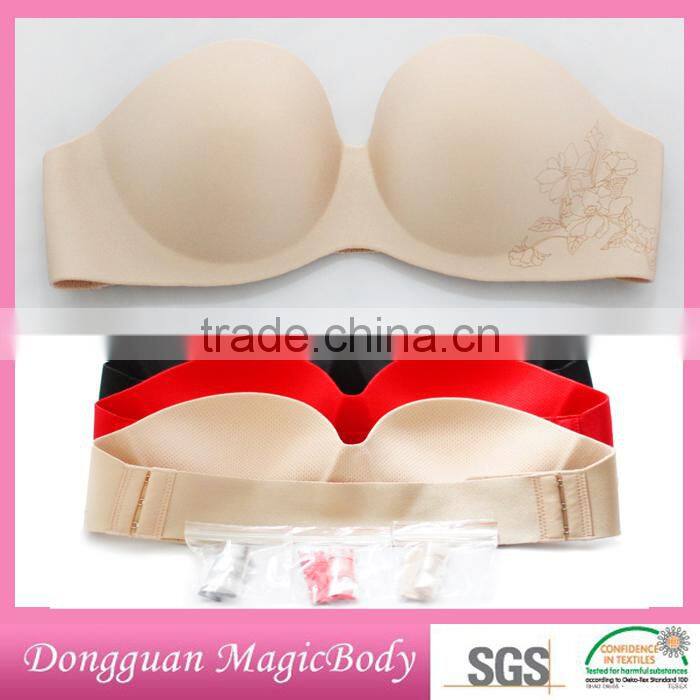 2015 hot sale clear back strap bra