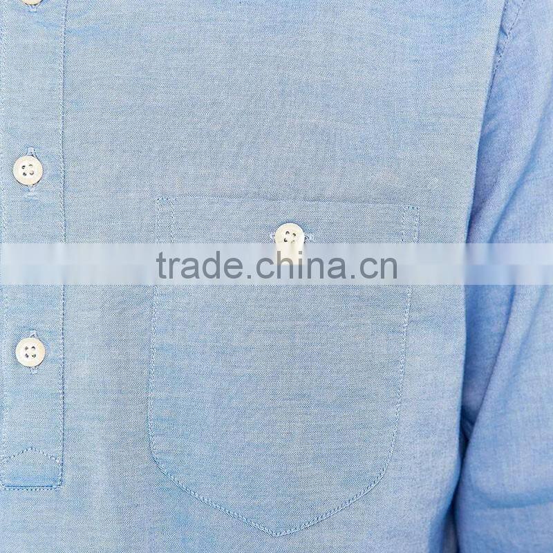 Cheap round bottom casual man shirt stylish high collar shirts for men