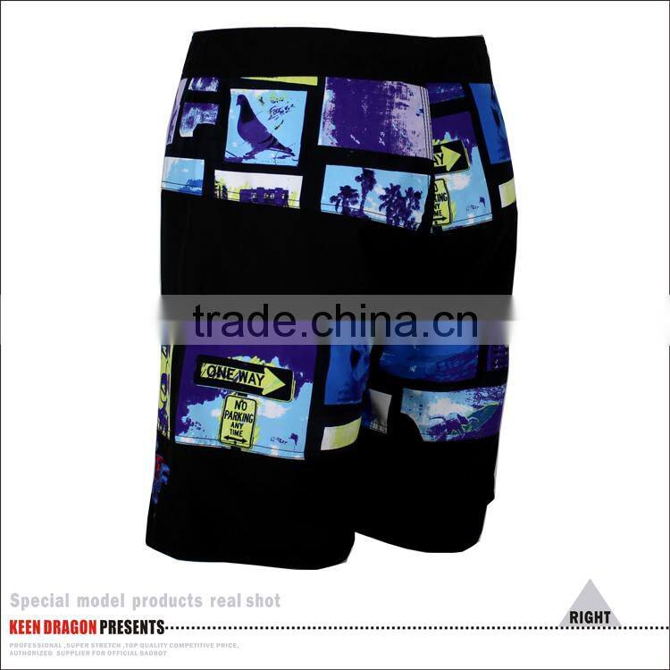 New fashion short 100% polyester printed board shorts