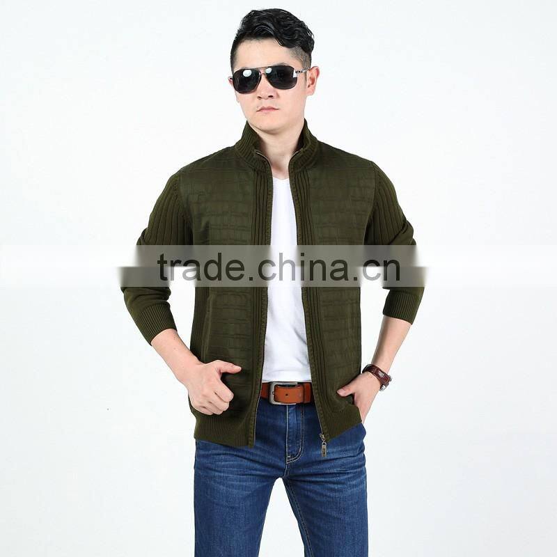 Casual Mens Custom Logo Navy Blue Security Guard Uniforms Winter Jacket