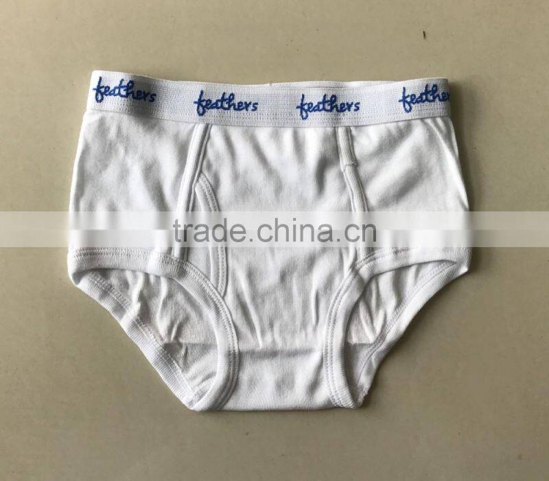fashion design 100% premium cotton boy briefs