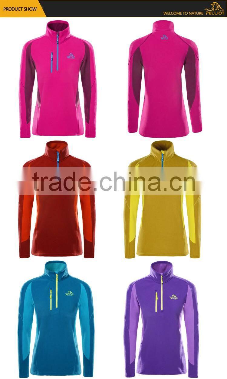 Winter sportswear women adults hooded Fleece jacket