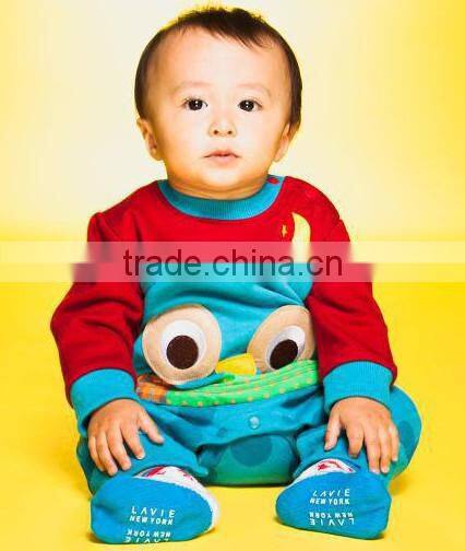 Wholesale spring/autumn Easter kids wear children stereo modelling bunny clothes cotton romper infant coveralls climbing cloth